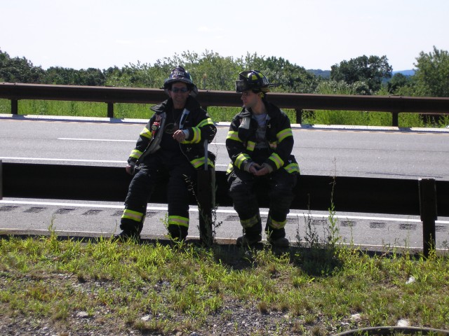 Paul and Mike Relaxing